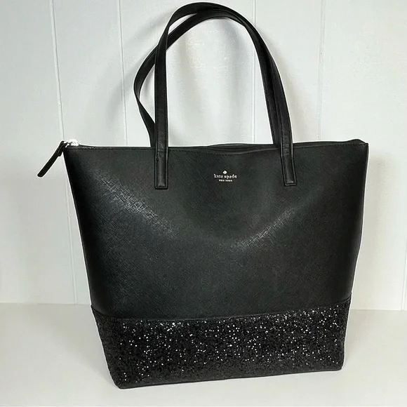 kate spade Bags Kate Spade Black Greta Court Penny Glitter